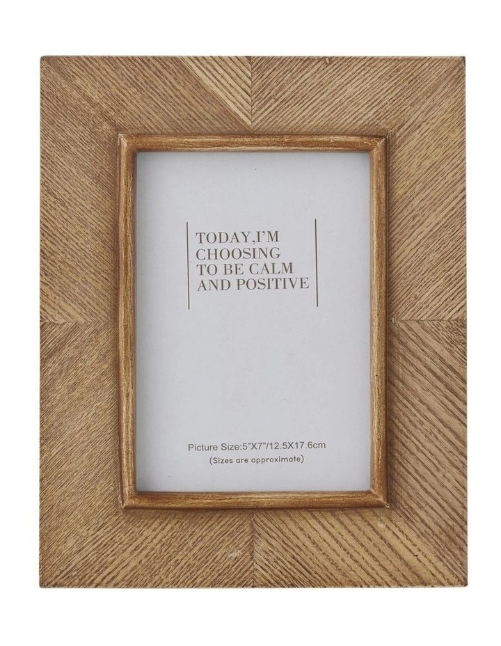 Willow & Silk Georgia 5x7 Wooden Photoframe 20x1.5x25cm image 1