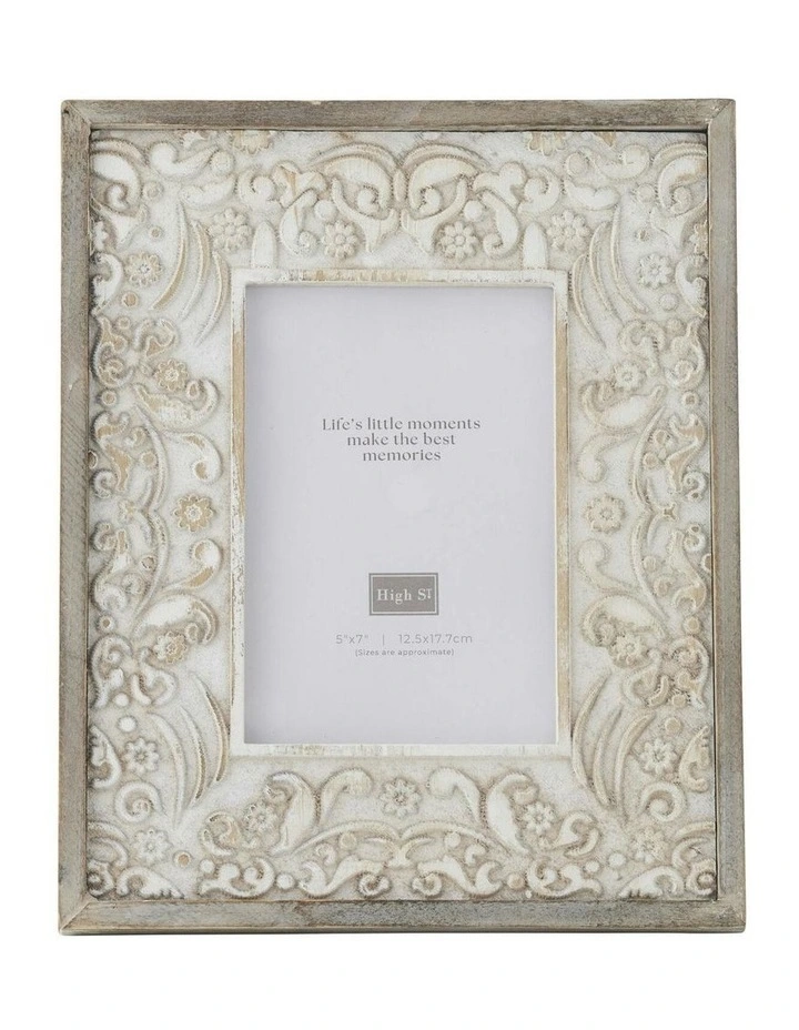 Eloise Photo Frame 5x7 in Beige image 1