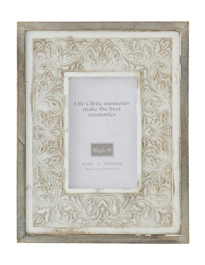 Eloise Photo Frame 5x7 in Beige image 3