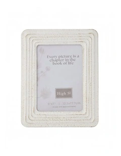 Willow & Silk Willow Distressed 5x7 Photoframe 19x1.5x24cm