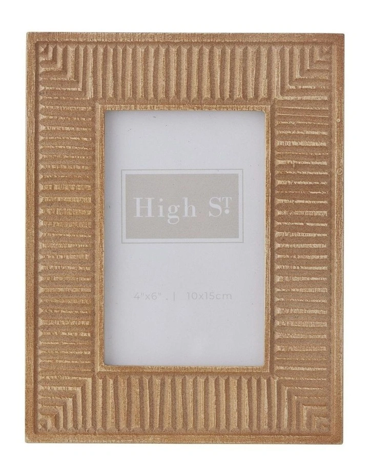 Willow & Silk Linear 4x6 Photoframe 17*1.5*22cm image 1