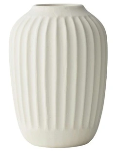 Camille Vase 19x19x27cm in  White