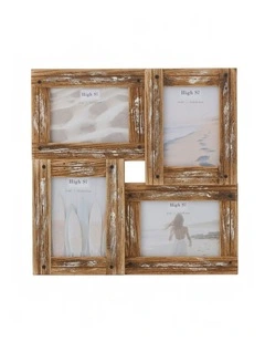 Tilly 4 Photo Frame 4x6 / 33.8x33.8x2.2cm in Brown