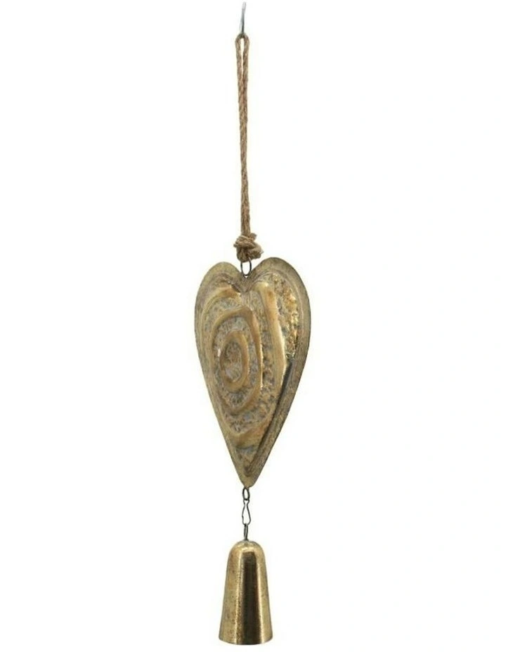 Metal Hanging Heart Decoration 28*6.5*72.5 in Gold image 4
