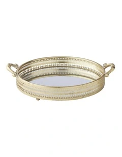 Detailed Tray 42.5*35*9 in Gold
