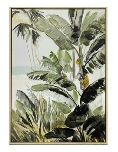 Tropical Paradise Wall Art 62.6x92.6cm in Green