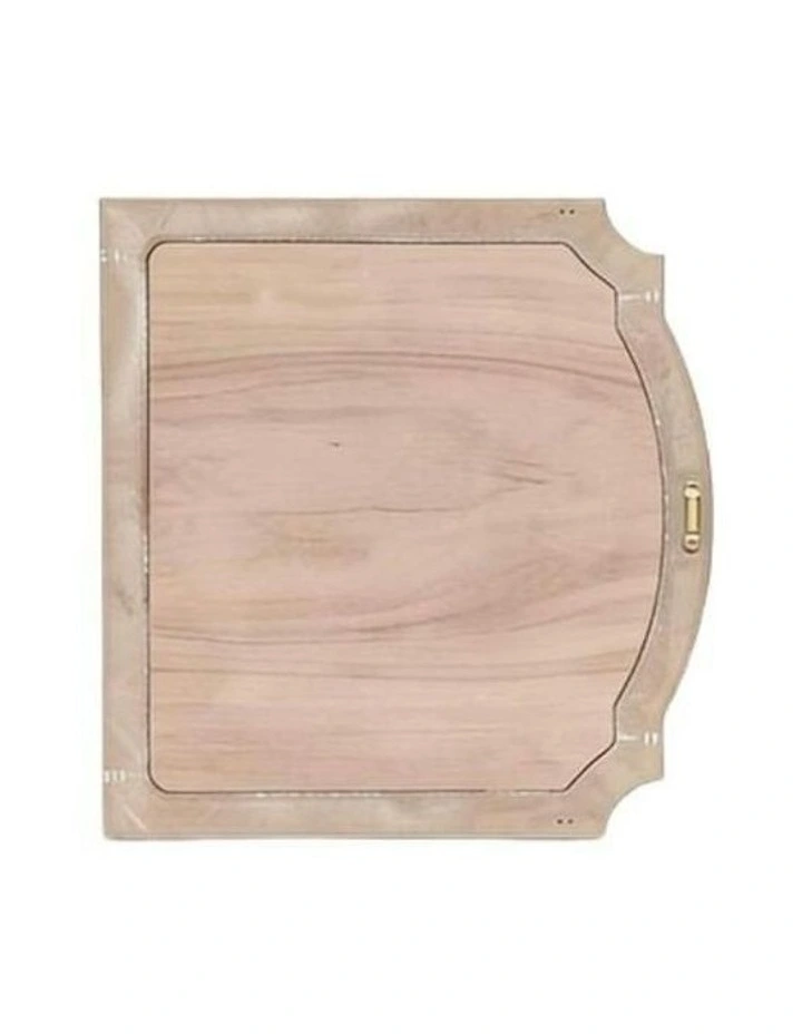 Wooden Home Wall Art 51x2x45cm in Beige image 4