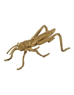 Grasshopper Sculpture 14x5.5x5cm in Gold