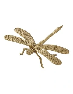 Dragonfly Sculpture 11.5x9x3cm in Gold