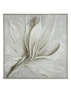 Textured Floral Wall Art 82.6x12cm in Natural