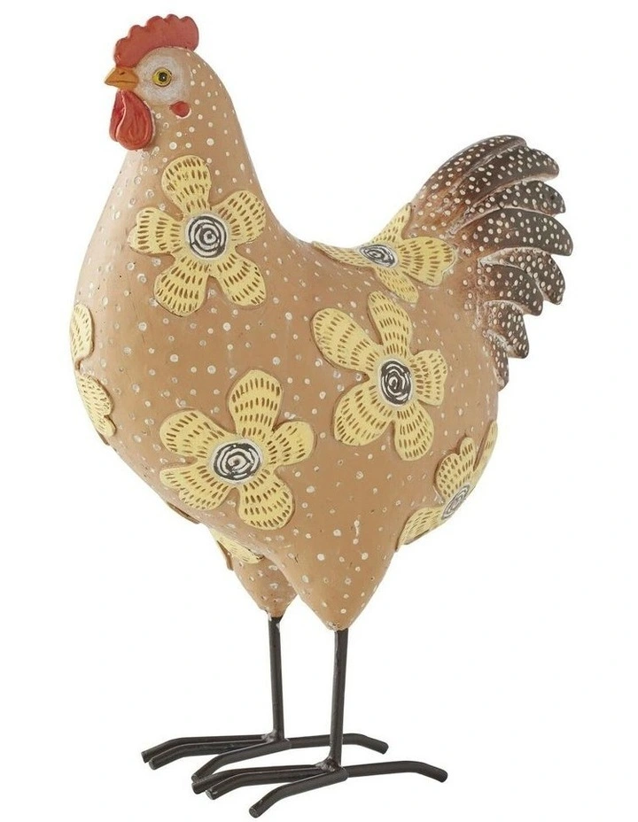 Country Bloom Hen Decor 215x11x30cm in Multi image 1