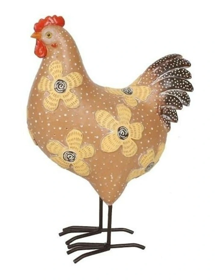 Country Bloom Hen Decor 215x11x30cm in Multi image 2