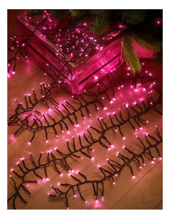 10 Colour Options 500 LED Connectable Cluster Light image 2