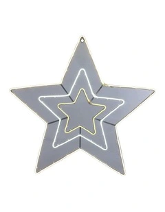 Neon Star Light 80cm in Multi