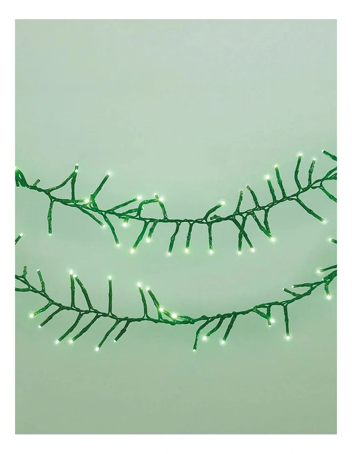 500 LED Connectable Cluster Light in Green image 1