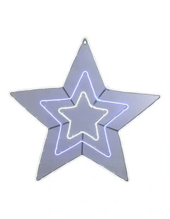 Neon Star 80cm in Multi