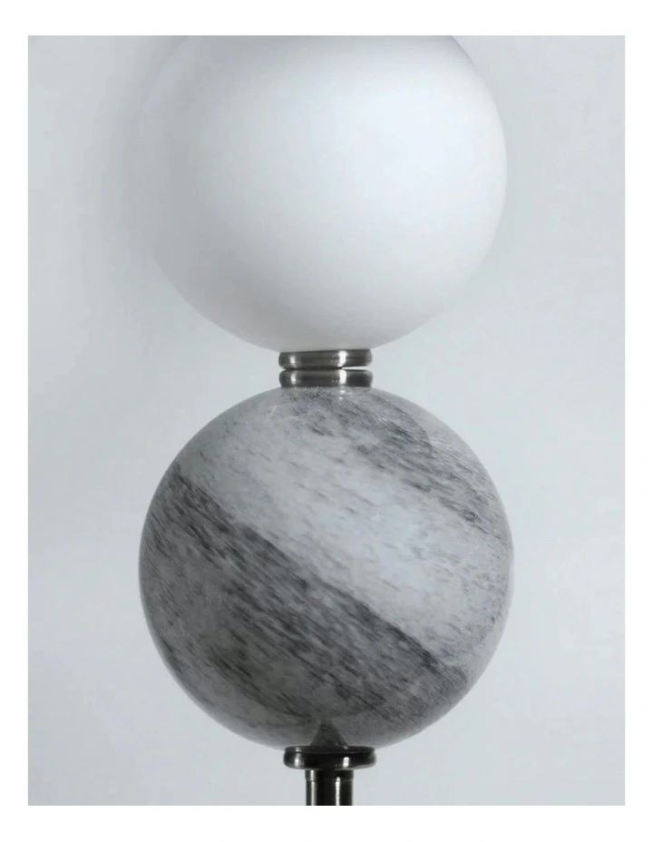 Murano Floor Lamp in Pewter image 5