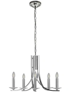 Corrine 5 Light Chandelier Light in Silver