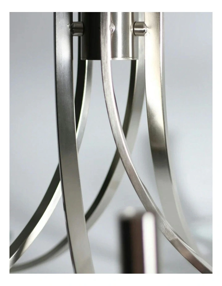 Corrine 5 Light Chandelier Light in Silver image 6