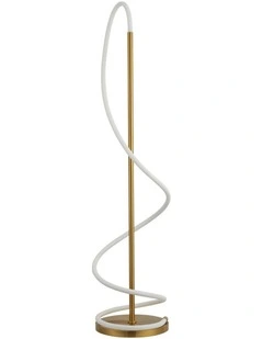 Lyona LED Floor Lamp in Gold