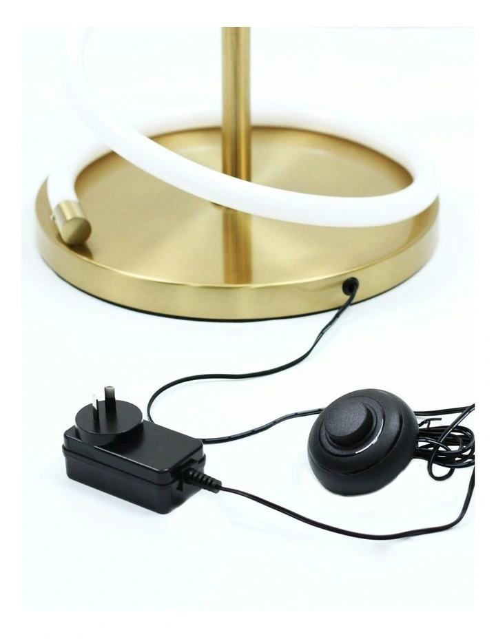 Lyona LED Floor Lamp in Gold image 4