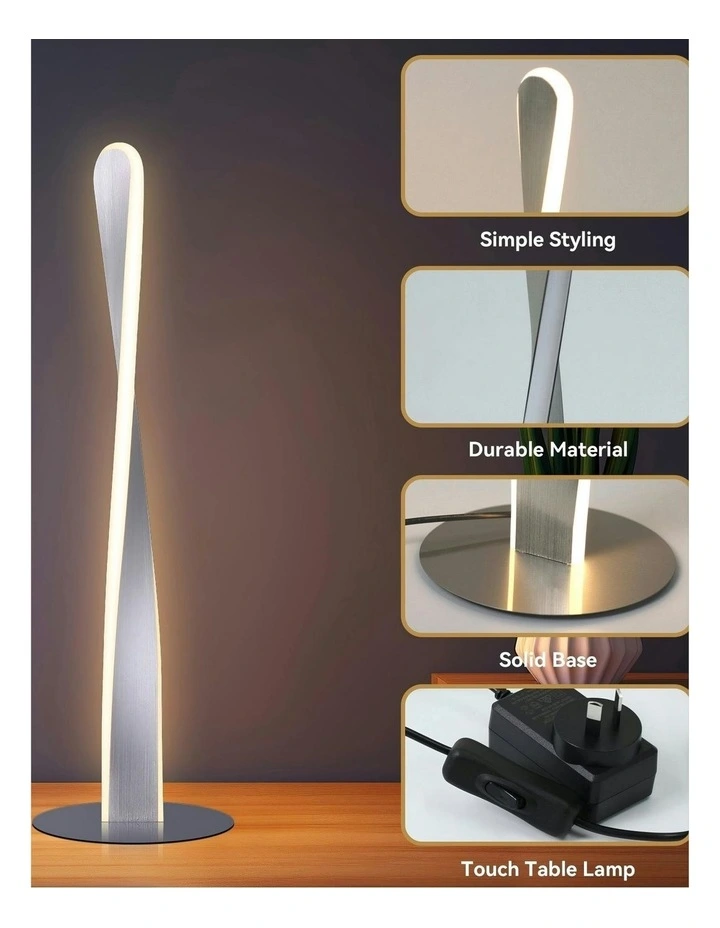 Enhalus LED Table Lamp in Silver image 3