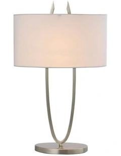Denise Table Lamp in Silver