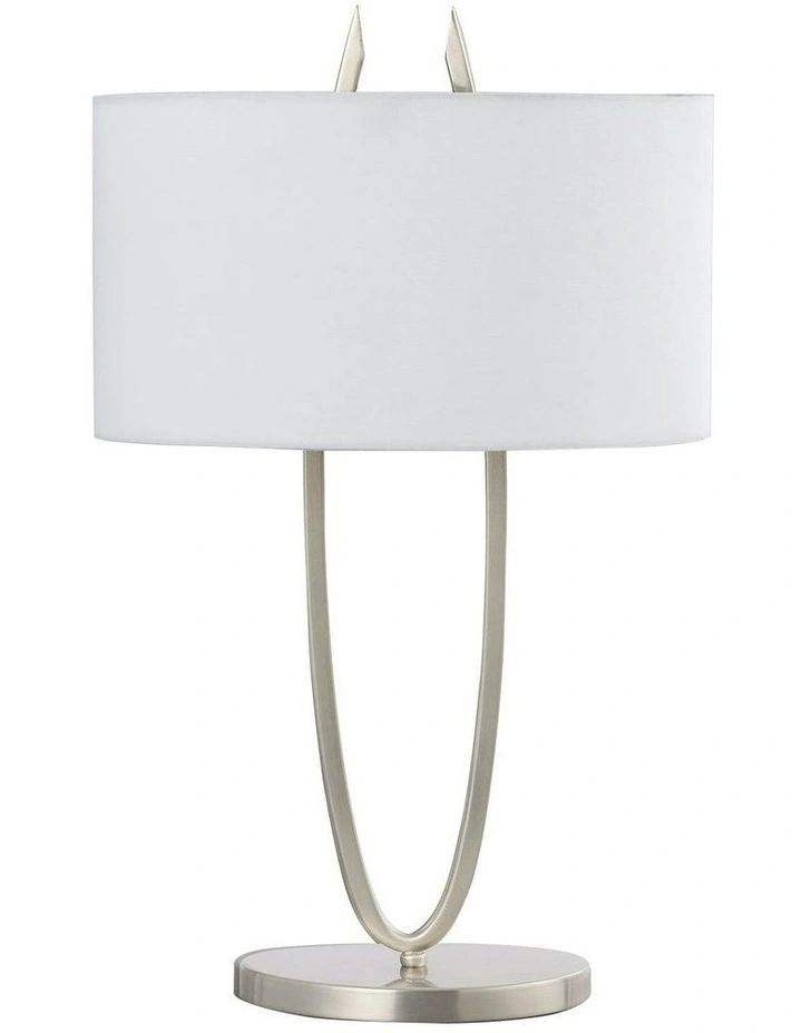 Denise Table Lamp in Silver image 2
