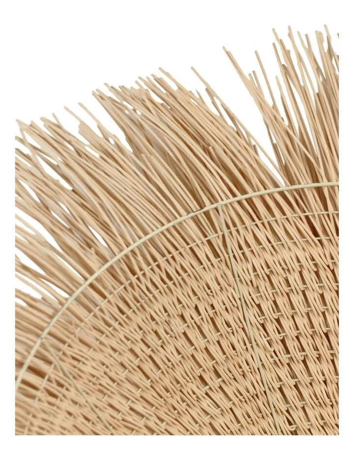 Harley Rattan Pendant Light in Beige image 7