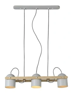 Pivota 3 Lights Pendant Light in White