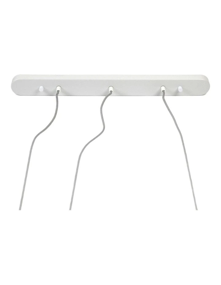 Pivota 3 Lights Pendant Light in White image 7