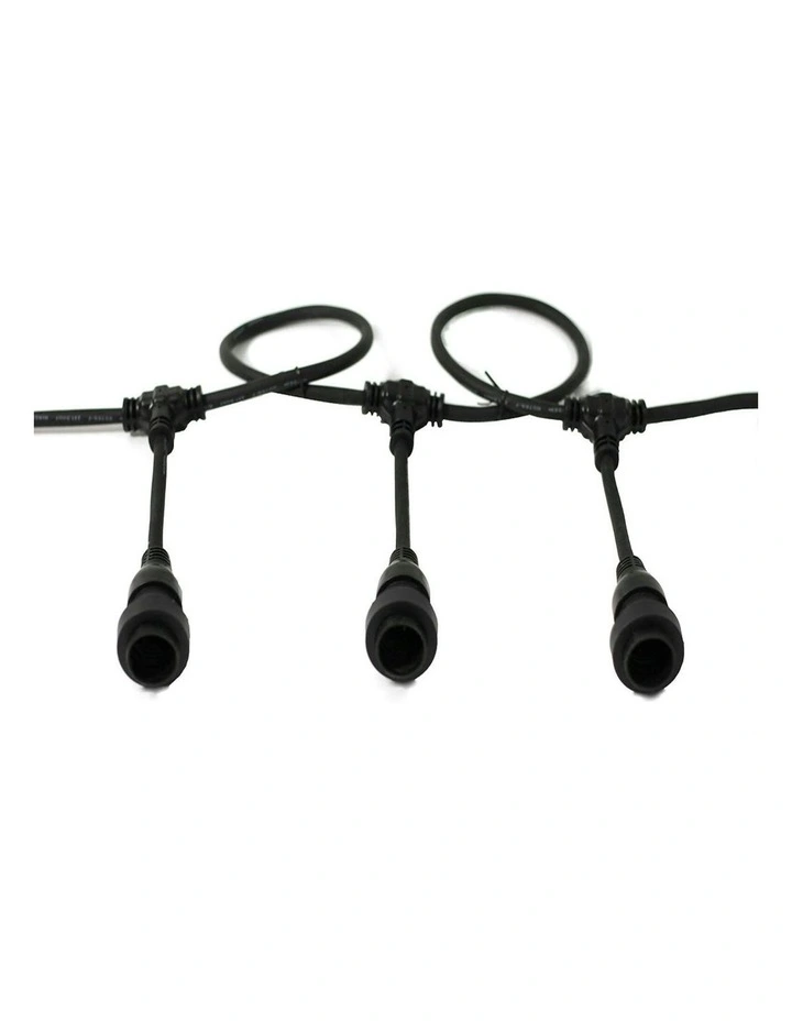 Outdoor Hanging Festoon Belt String Light in Black image 1