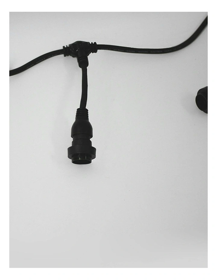 Outdoor Hanging Festoon Belt String Light in Black image 3