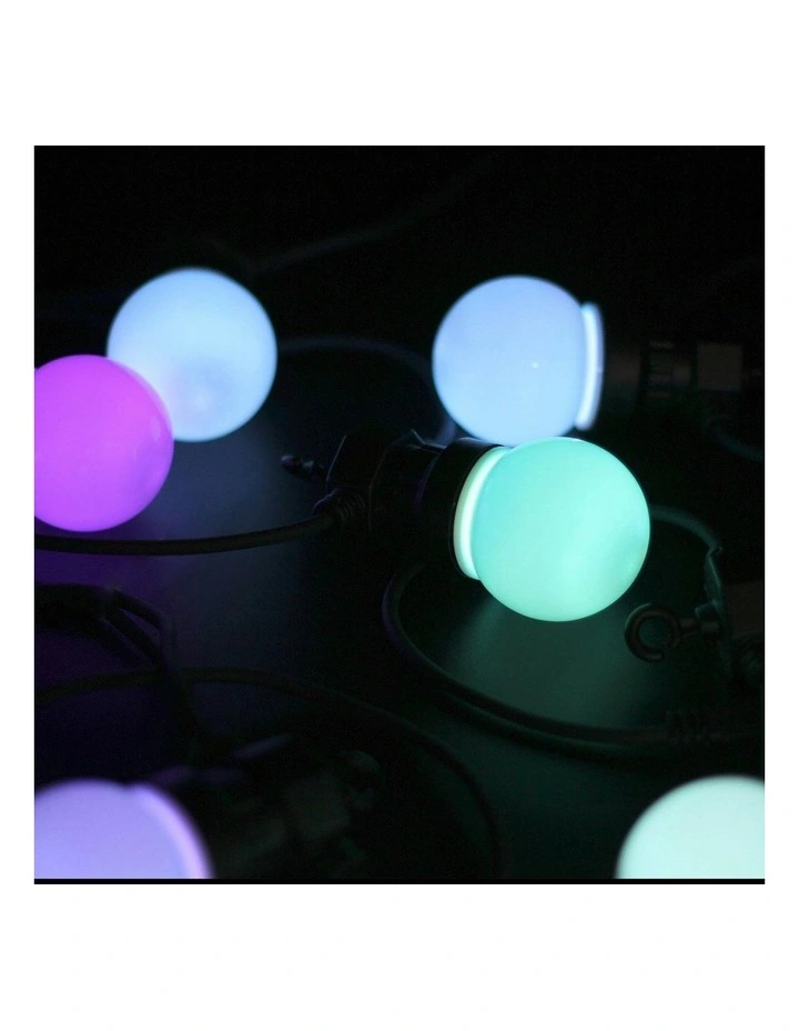 Opal Festoon RGB LED String Light in Multi image 2