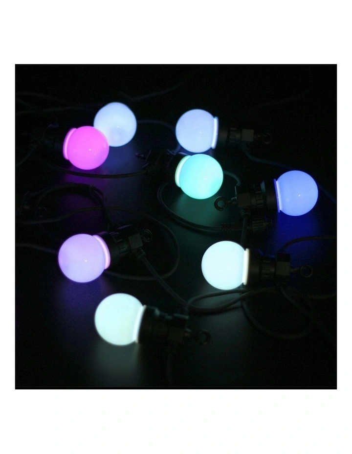 Opal Festoon RGB LED String Light in Multi image 3