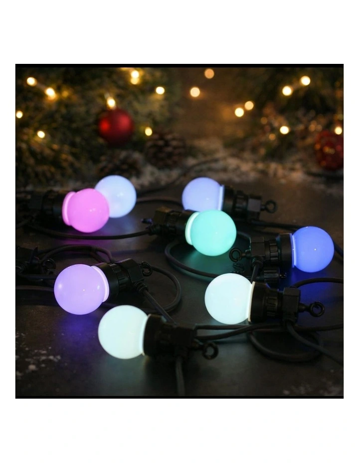 Opal Festoon RGB LED String Light in Multi image 7