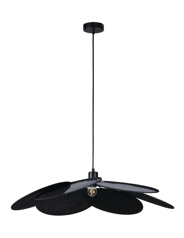 Flora Pendant Light in Black image 2