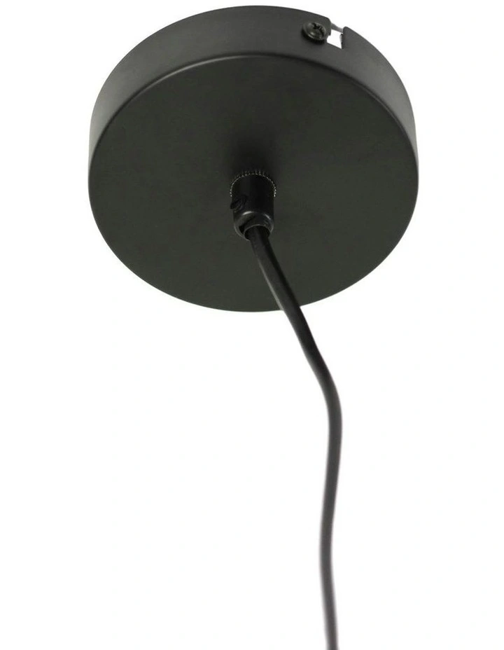Flora Pendant Light in Black image 3