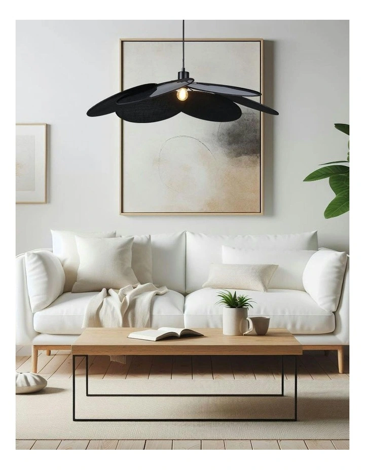 Flora Pendant Light in Black image 4