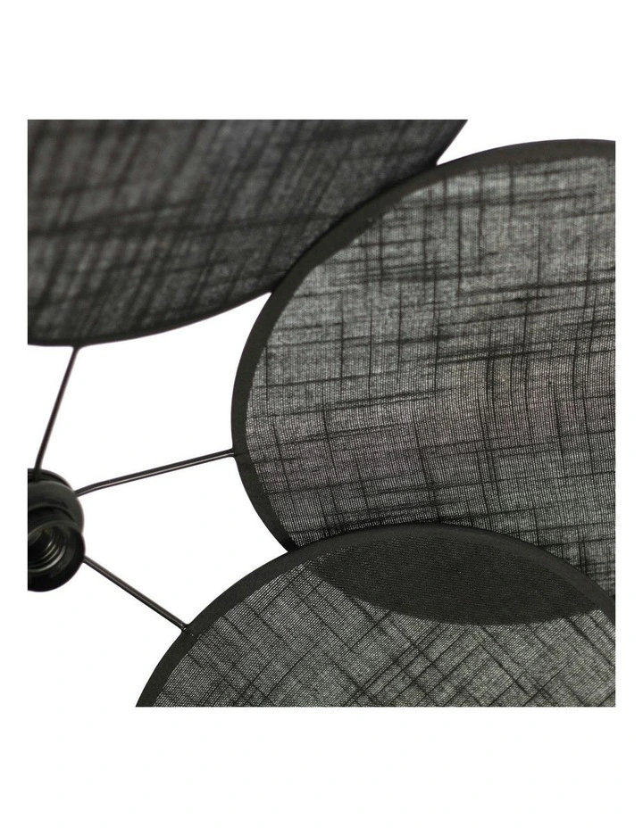 Flora Pendant Light in Black image 7