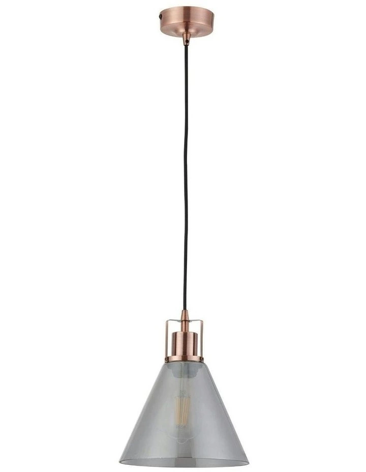 Conea Pendent Light in Brown image 1