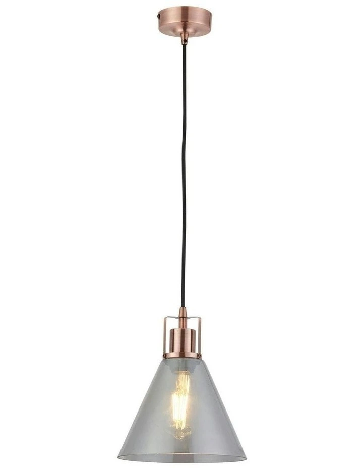 Conea Pendent Light in Brown image 2
