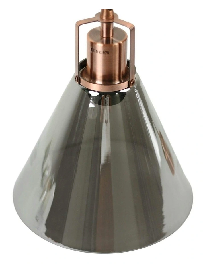 Conea Pendent Light in Brown image 6