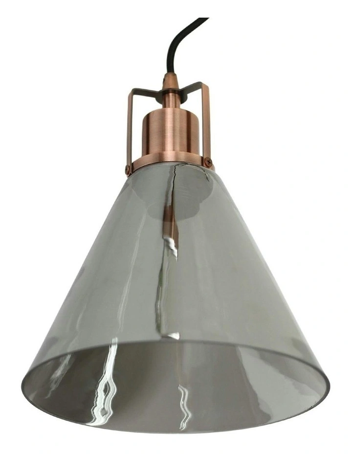 Conea Pendent Light in Brown image 7