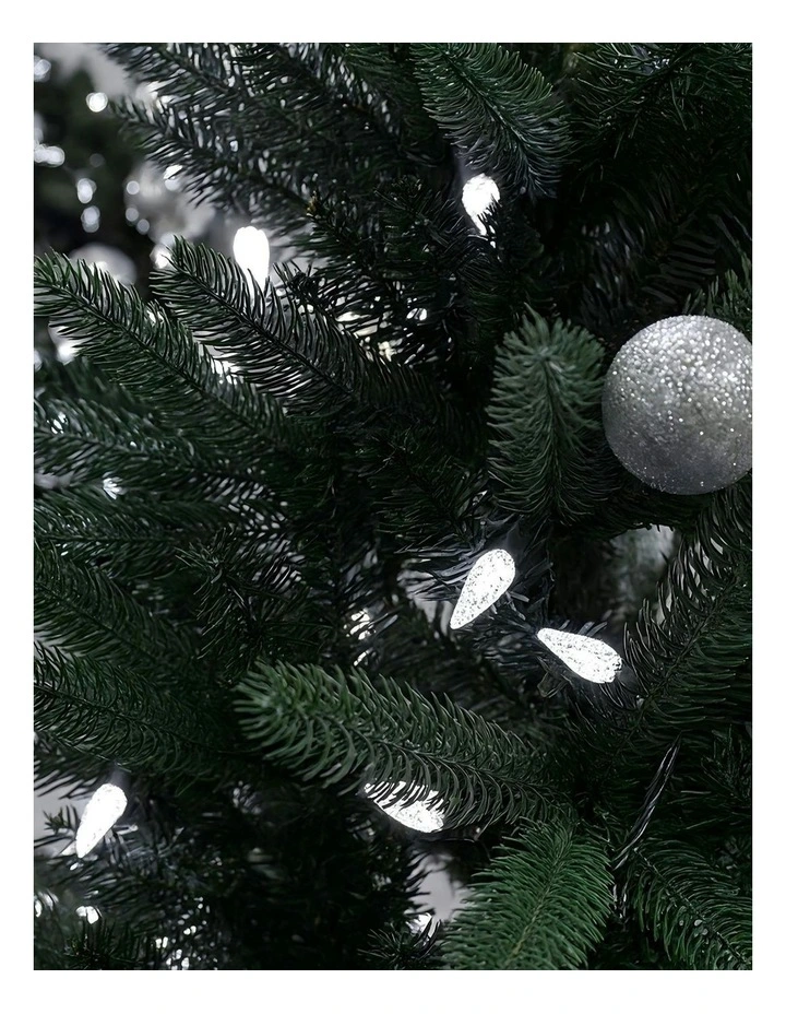 C6 Pinecone 200 LEDs Connectable String Lights in White image 5