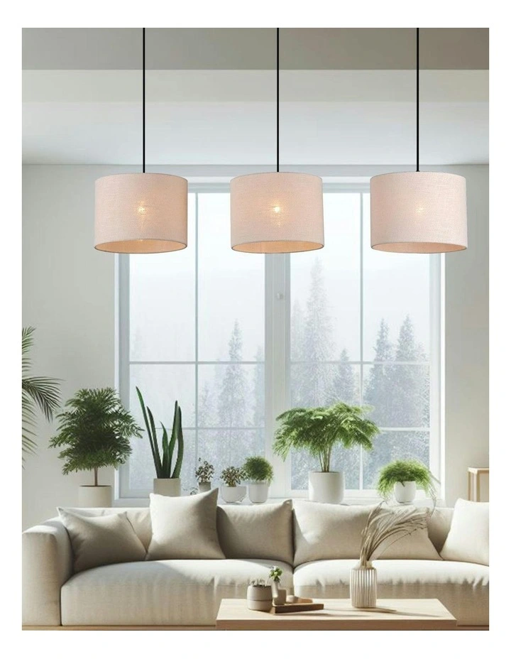 Linea Pendant Light in Beige image 2