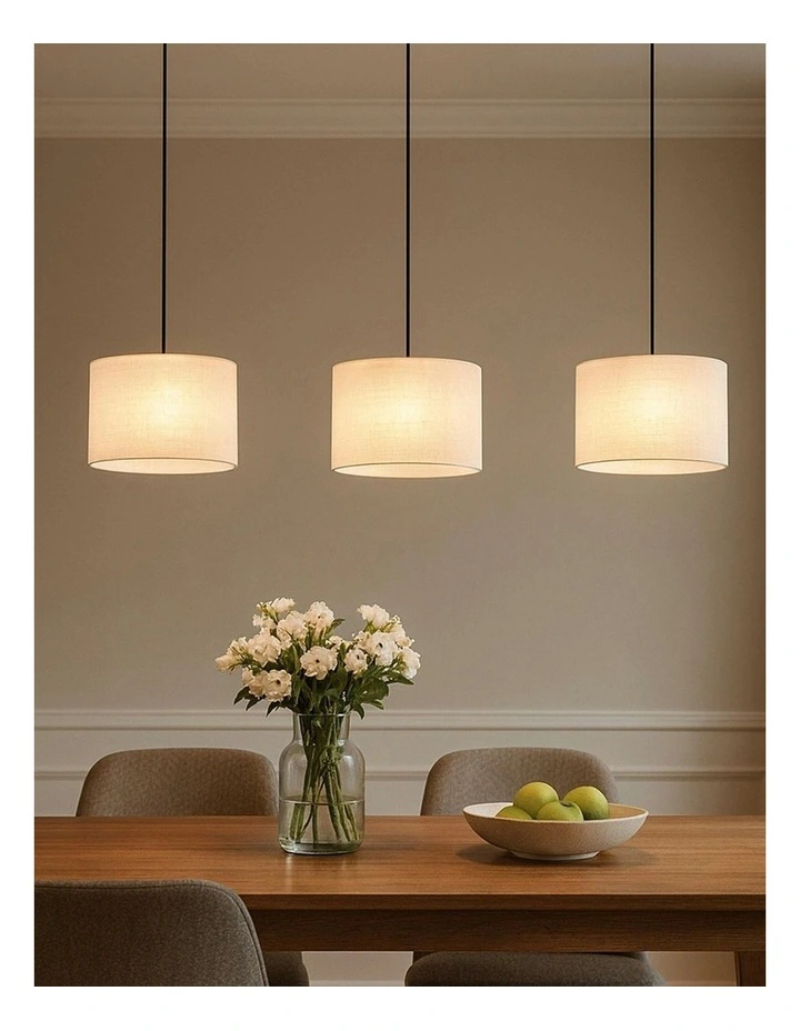 Linea Pendant Light in Beige image 4