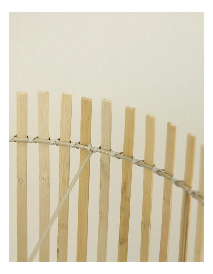 Bree Bamboo Pendant Light in Beige image 7