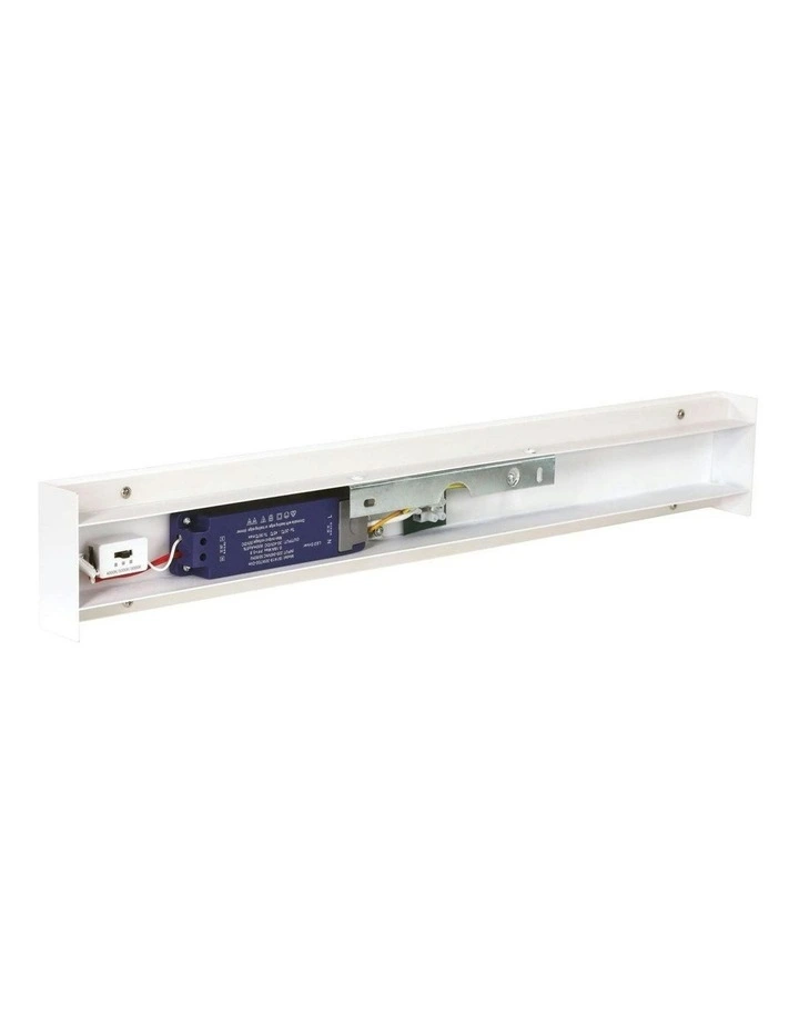 Rafter Tricolour LED Wall Light 60cm in White image 2