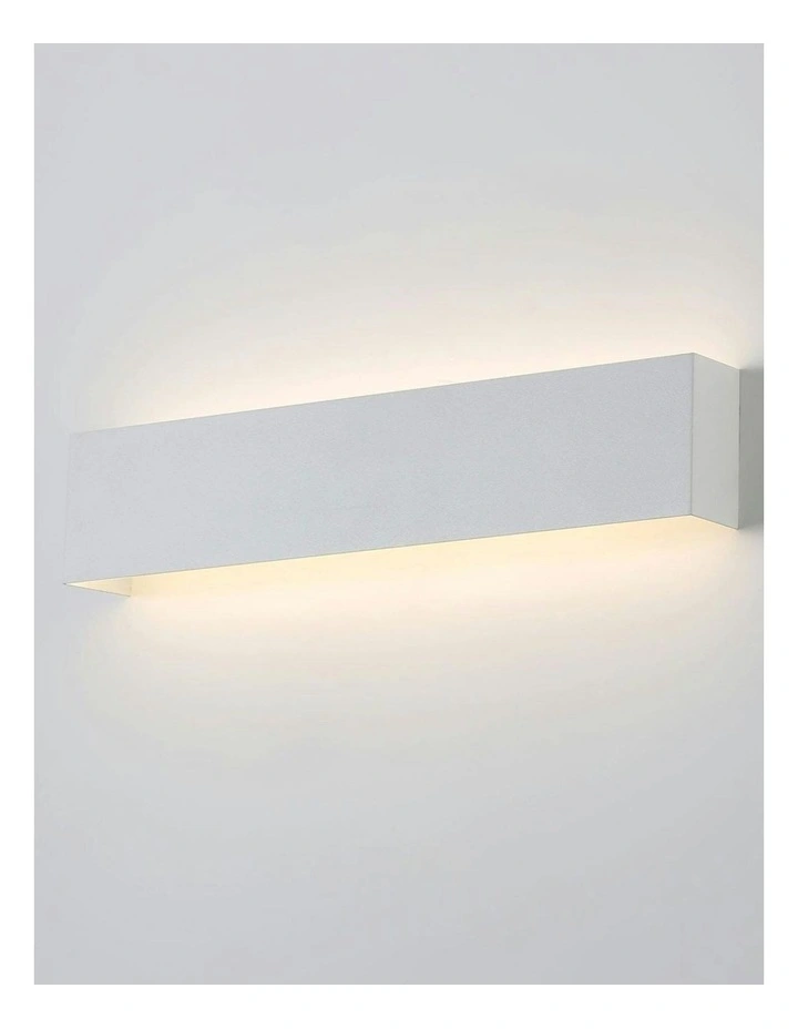 Rafter Tricolour LED Wall Light 60cm in White image 3